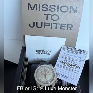 NEW IN BOX Omega x Swatch Bioceramic Moonswatch Moon - Mission to Jupiter